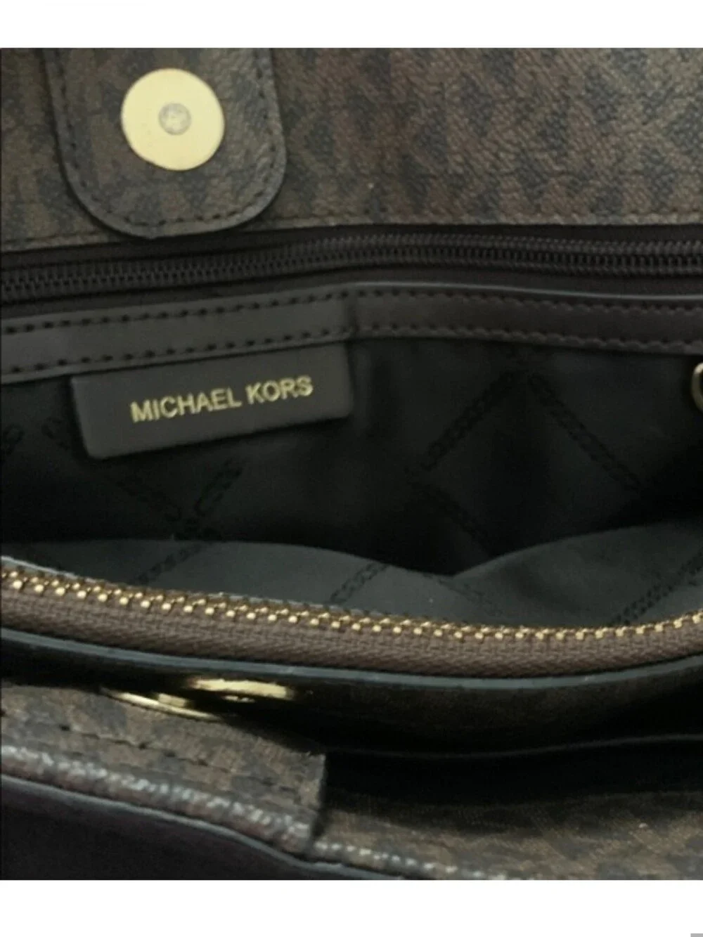 Michael Kors Austin Large Pebbled Leather Satchel- EUC